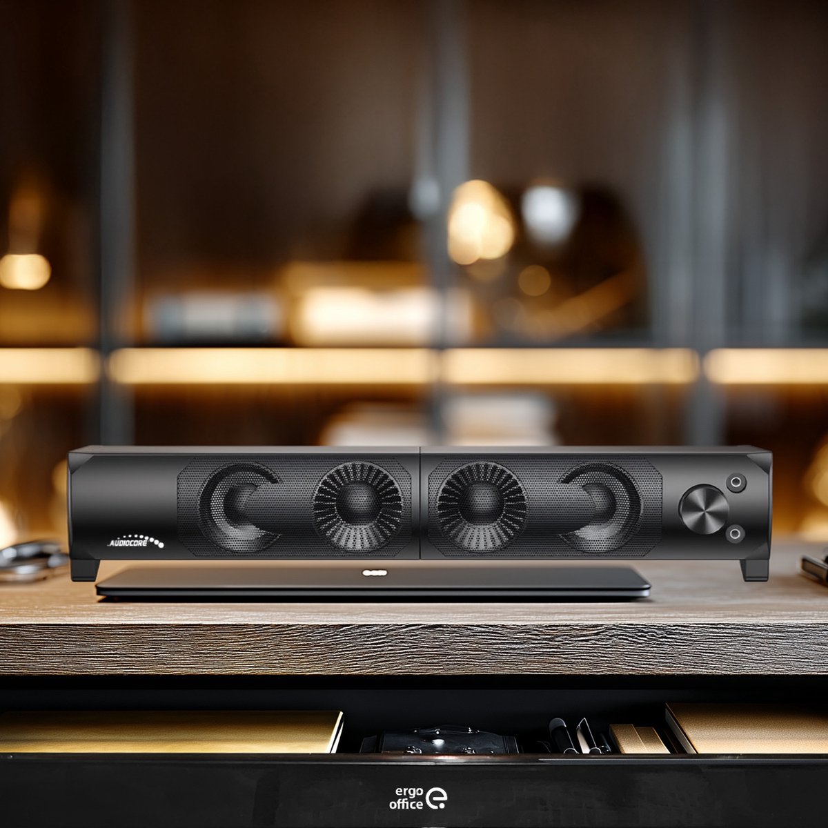 Audiocore 2 in 1 PC Luidspreker met Soundbar Functie - afbeelding 2