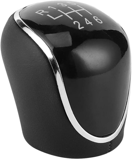 Shift Knob voor 6-Versnellingsbak - Leer & Plastic - Non-Slip - Geschikt voor Ford Focus, C-MAX, Galaxy, Kuga — afbeelding 5