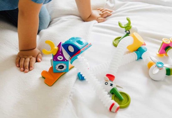 SmartMax Roboflex Plus - Magnetische Robots Bouwen - 20-Delige Bouwset met Flexibele Staven - Educatief Speelgoed voor Kleuters - Vanaf 3 Jaar