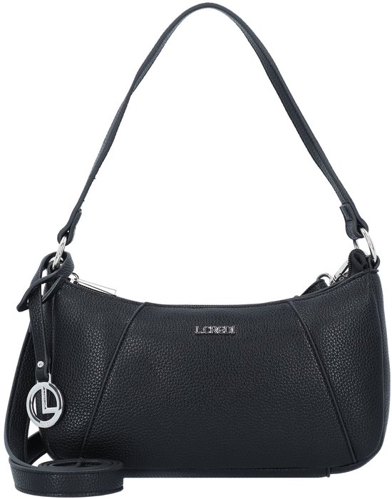 L.CREDI Sac à épaule bandoulière Sac à épaule Michaela Crossbody Bag Black Noir