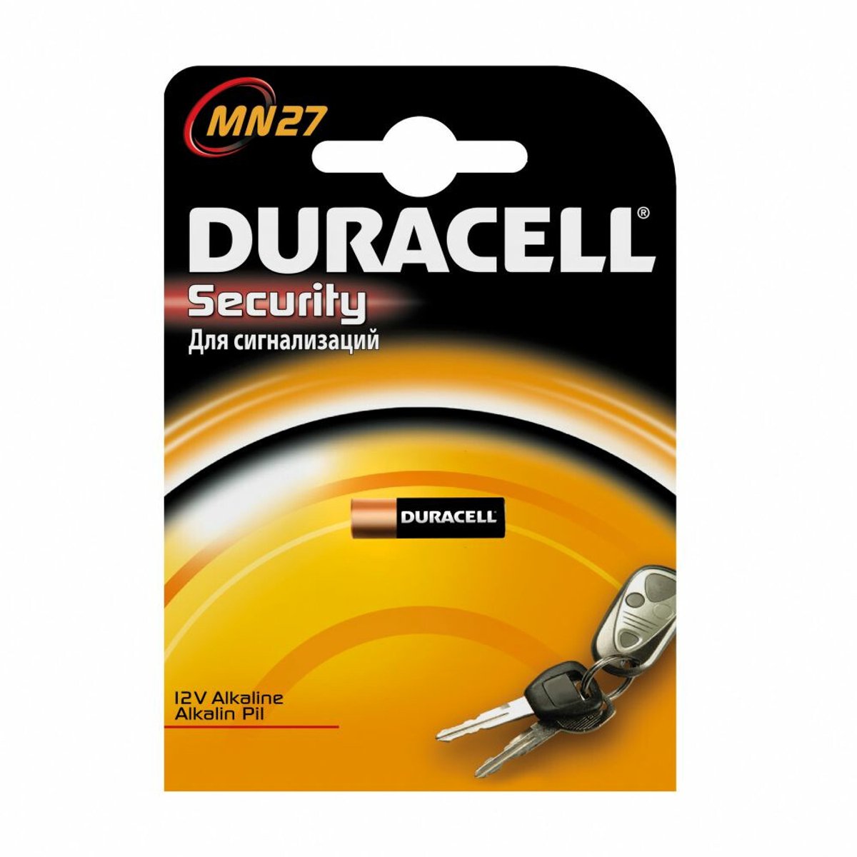 Duracell Security MN27-batterij MN27 - 8 x - Voordeelverpakking