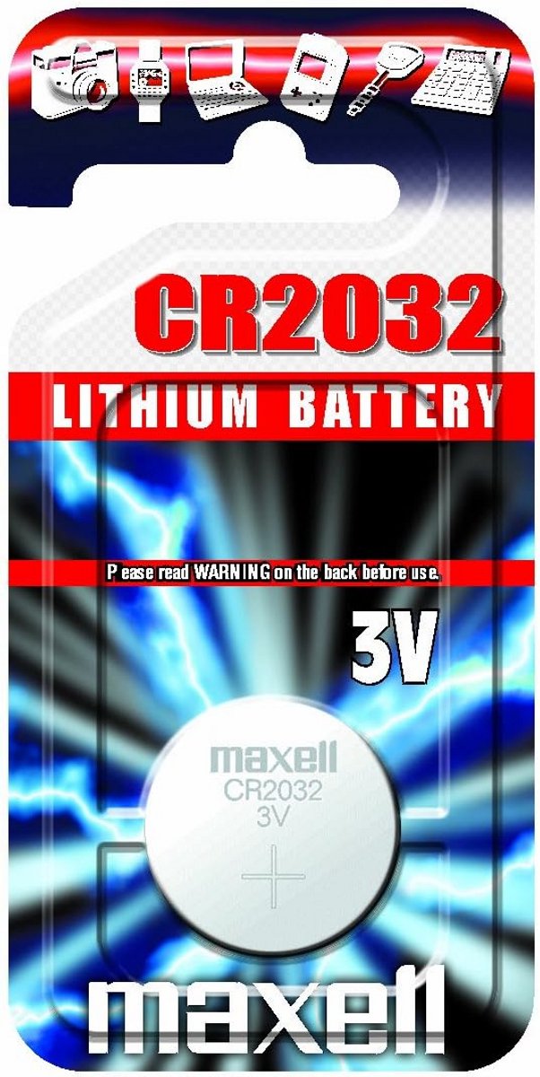 Maxell CR2032 knoopcelbatterij 3V