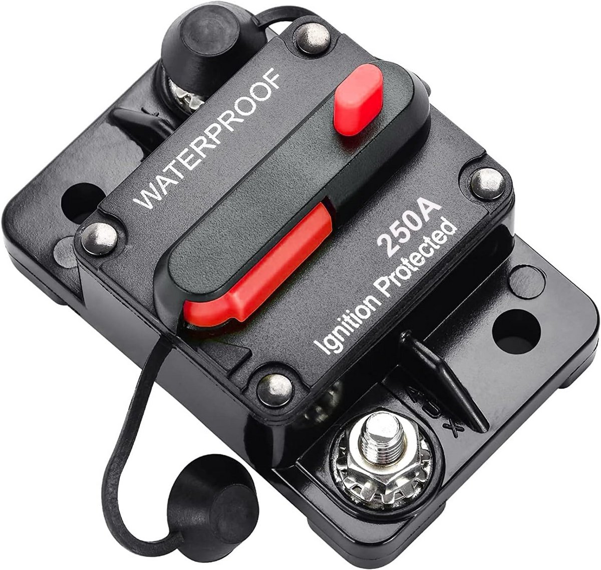 250A Stroomonderbreker 12-42V DC Handmatige Reset Waterdicht voor Boot ATV Camper