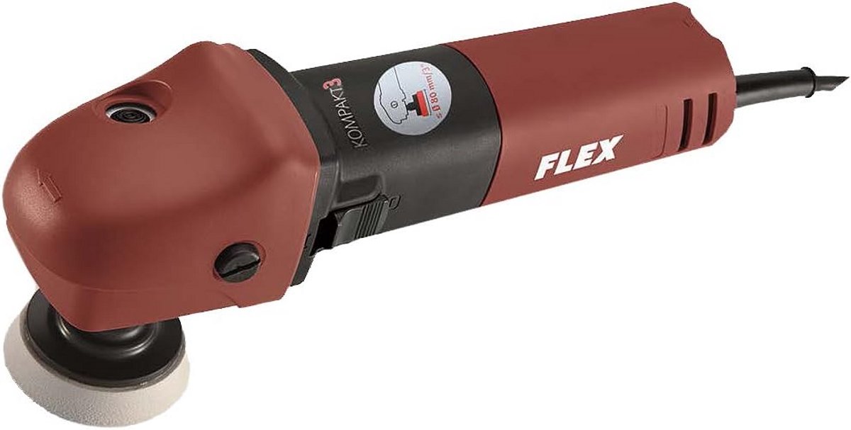 FLEX COMPACT 3 inch polijstmachine PE8-4 80 - lichtgewicht roterende polijstmachine voor detailwerk met variabele snelheid 1300-3900 rpm