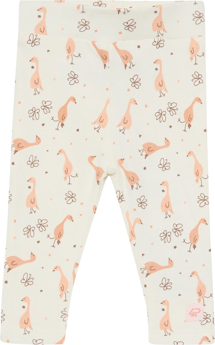 4PRESIDENT Broek - White - Maat 56 - Baby broekjes - Newborn kleding
