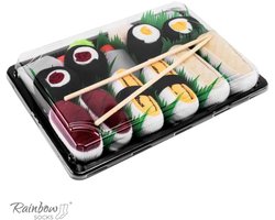 Rainbow Socks - Sushi Sokken Set - 5 Paar - Kleurrijk Humoristisch Cadeau