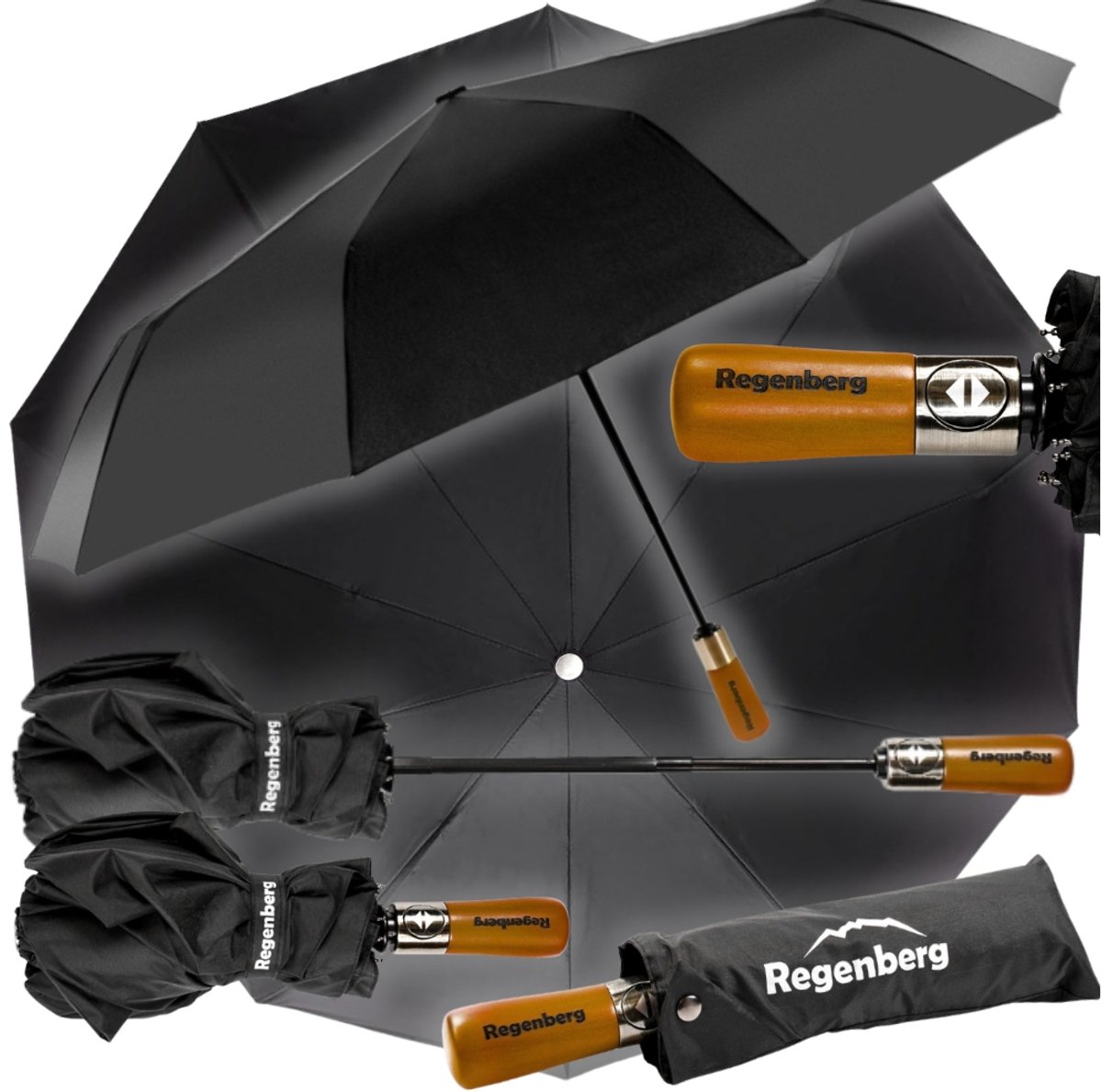 Regenberg - Draagbare Paraplu - Automatisch - Windbestendig - Waterafstotend