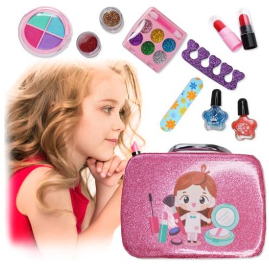 Starky - Make-up Tasje - Kosmetische Set - Kinder Make-up - Spiegelfunctie