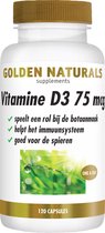Golden Naturals Vitamine D3 75 mcg (120 softgel capsules)