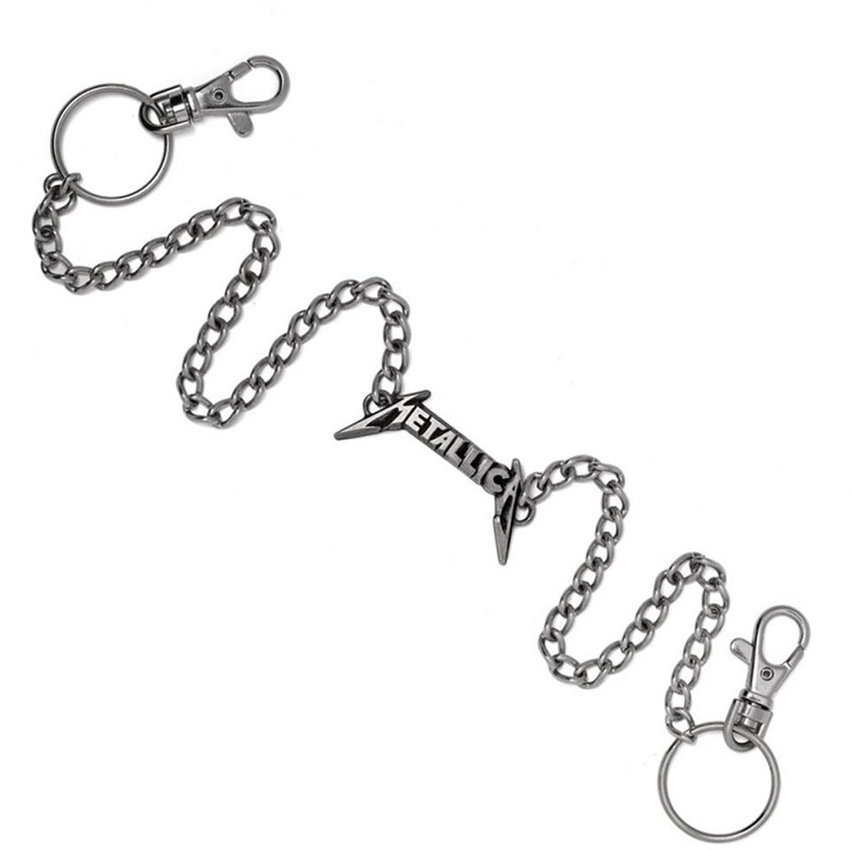 Alchemy Metallica - Logo Portemonneeketting/broekketting - Zilverkleurig