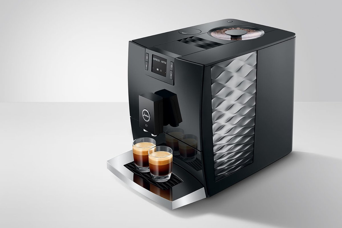 JURA C3 Volautomatische Koffiemachine Piano Black - afbeelding 3