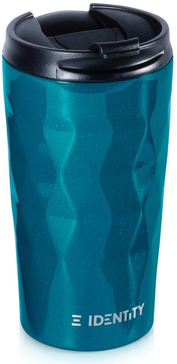 Orion - Thermosfles - Staal - 430 ml - Blauw