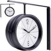 Horloge De Gare Viessmann H0 – Modèle Fini, Éclairage LED, Montage Mural – Pour Diorama Ferroviaire, Non Jouet