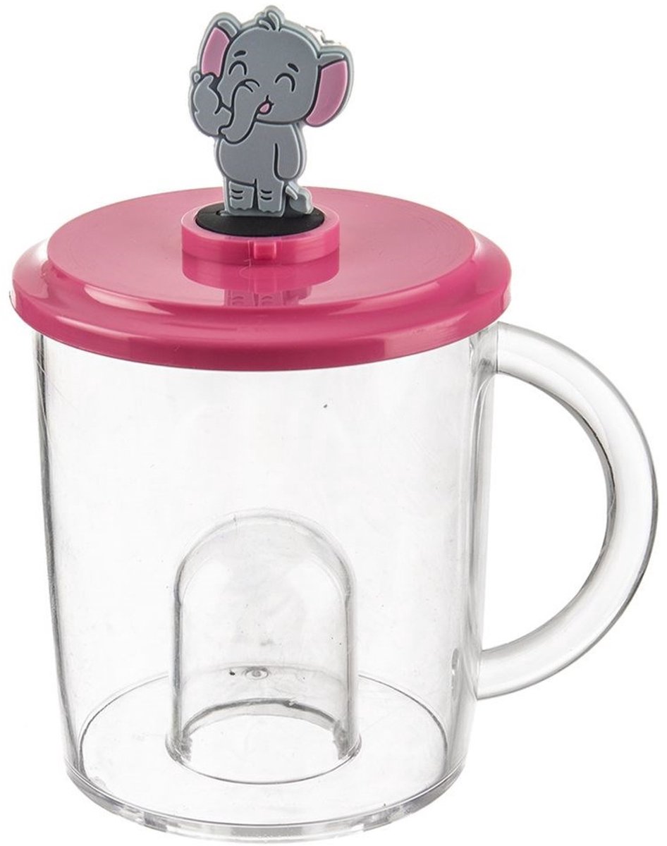 Orion - Kinderbeker met Olifantfiguurtje - 240ml - Tritan - BPA-vrij