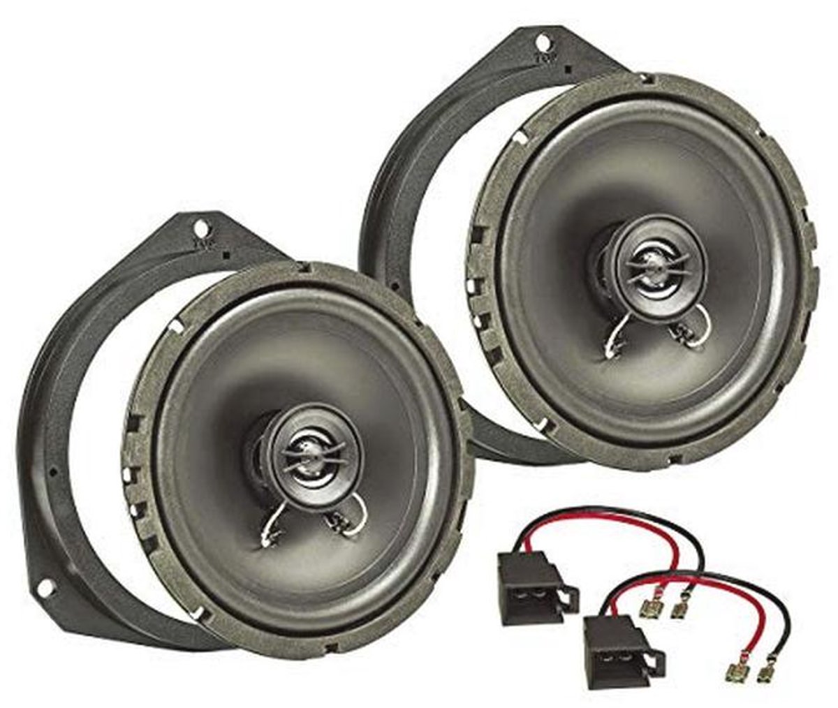 165mm Coaxiale Luidsprekerset voor Opel Astra en Corsa - 2-Wege Systeem - 100W Max