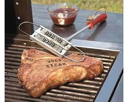 BBQ Branding Iron met 55 Verwisselbare Letters - Barbecue Accessoires voor Steaks en Hamburgers