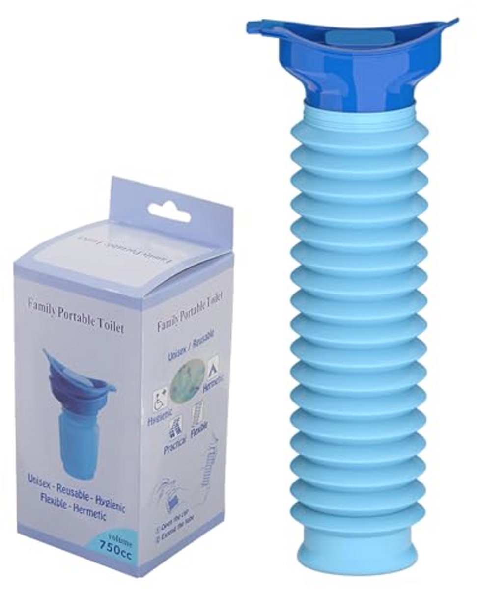 Verstelbaar Noodurinoir 750 ml - Draagbaar Toilet voor Auto en Outdoor