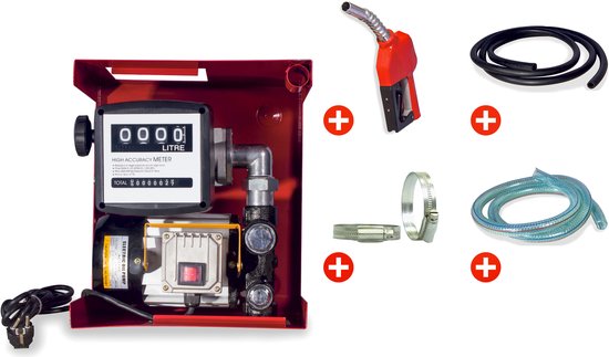 Diesel transferpomp 230V met automatisch pistool MW Tools POT22060A — afbeelding 2