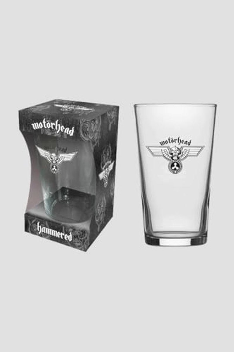 Gehamerd Bierglas met Embossed Logo - Officieel Geregistreerd - 568ml