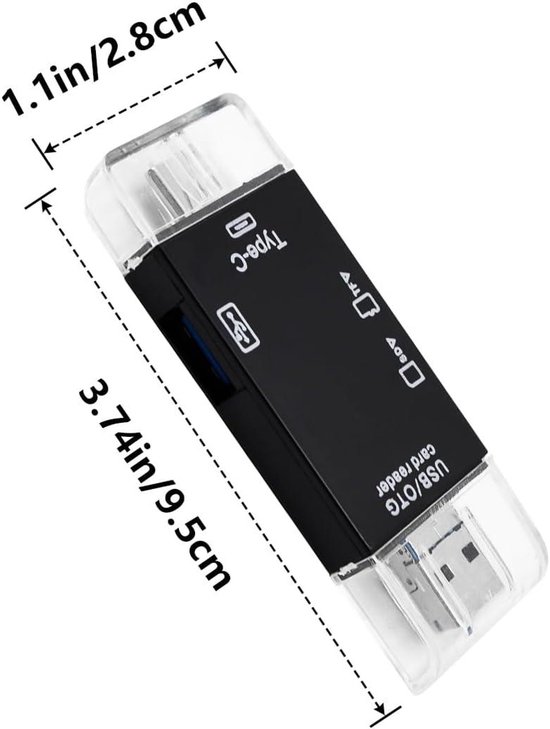 Lector de tarjetas Ugreen 4 en 1 Micro SD Ms Cf Usb 3.0 50541 | Cuotas
