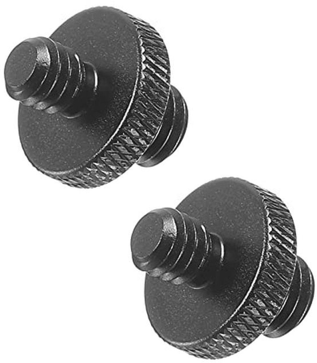 Microfoon Stand Adapter M8 naar 1/4 Draad Statief Schroef - 2 Pack