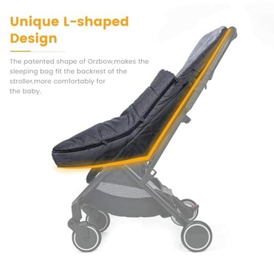 Winter Voetenzak voor Kinderwagen - Waterdicht, Winddicht en Machine Wasbaar - Coral Fleece Gevoerd — afbeelding 3