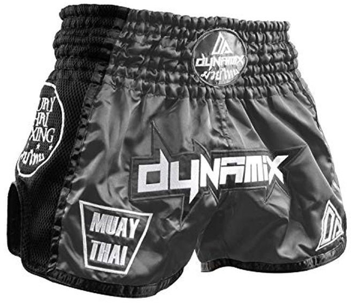 Premium Muay Thai Shorts - Grijze Traditionele Boxer Shorts voor Vechtsport met Air-Tech Materiaal