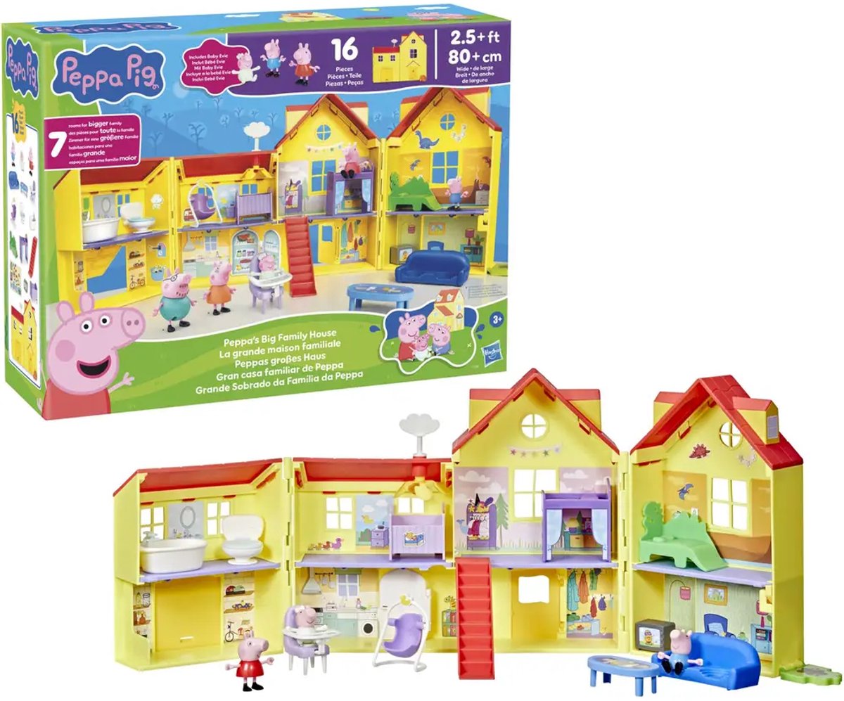 Peppa Pig Familie Huis - Groot uitklapbaar speelgoed huis - Duurzaam — afbeelding 19