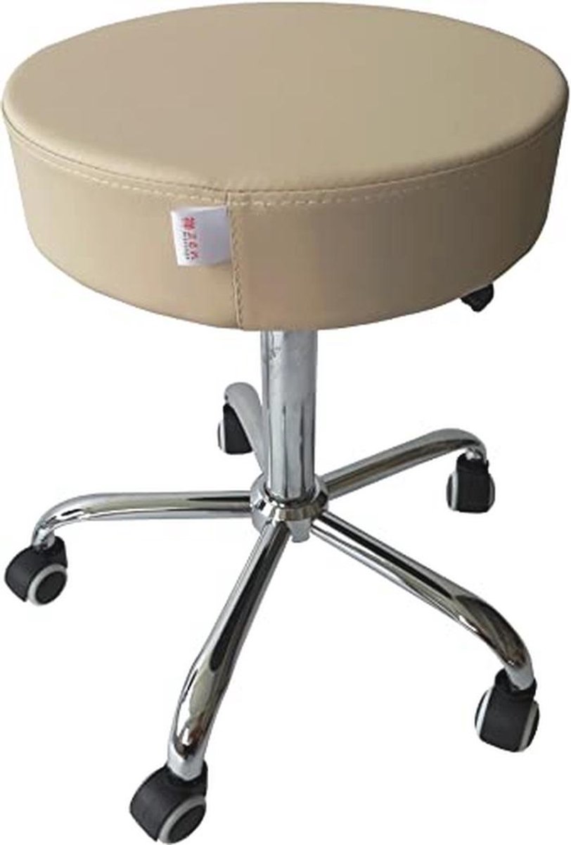 Ergonomische rolkruk met softwielen - traploos verstelbaar voor optimaal zitcomfort