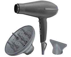 GA.MA ITALY PROFESSIONAL Gama Italy Professionele haardroger, tijd 5D zintuigen, 2200 W vermogen, zwart, innovatieve 5D Ultra Ozone Ion Protect - maximale verzorging en bescherming van het haar - 530
