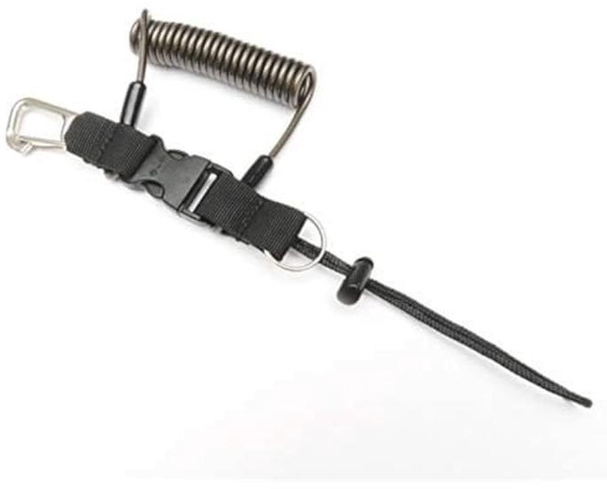 Zware Duiken Lanyard Lente Coil voor Snorkelen en Onderwater Fotografie