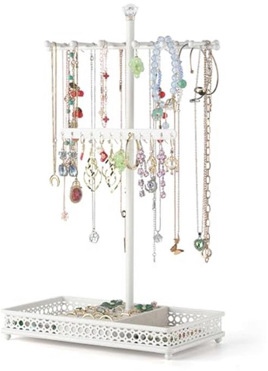 Sieraden Organizer Boom - 3in1 Kettingen, Armbanden, Oorbellen en Ringen Houder