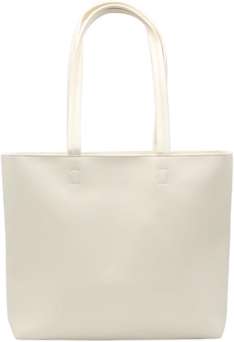 Grote Leren Boodschappentas Dames met Ritssluiting - Shopper voor Werk en Reizen
