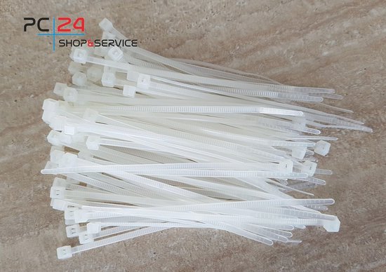 Kabelbinders IEZZY nylon 2.5x100mm D 20.5mm zwart 100 stuks GZ