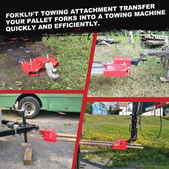 Attelage De Remorque Pour Tondeuse à Gazon - Construction Aluminium Solide - Installation Facile - Pour Tracteur De Jardin, Remorquage Léger - 2
