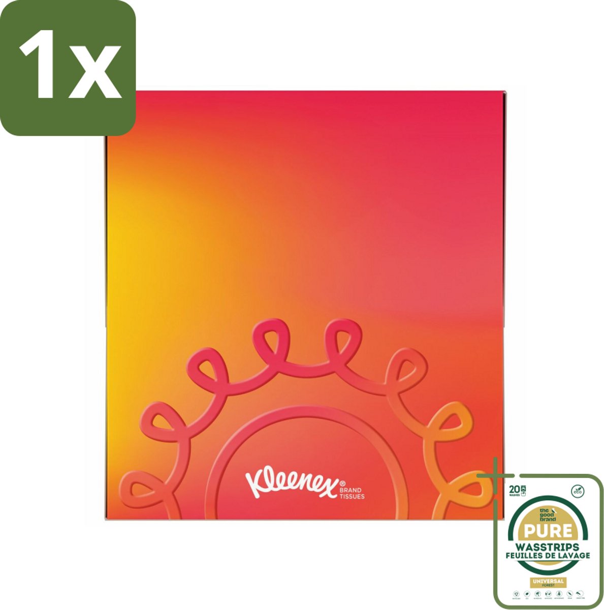 1 x Kleenex – Collection – Tissues – 48 stuks per verpakking- Tissue Doos - 3-laags Papier - Hygiënische Tissues - Sterk En Zachthoudend - Kleenex Collection