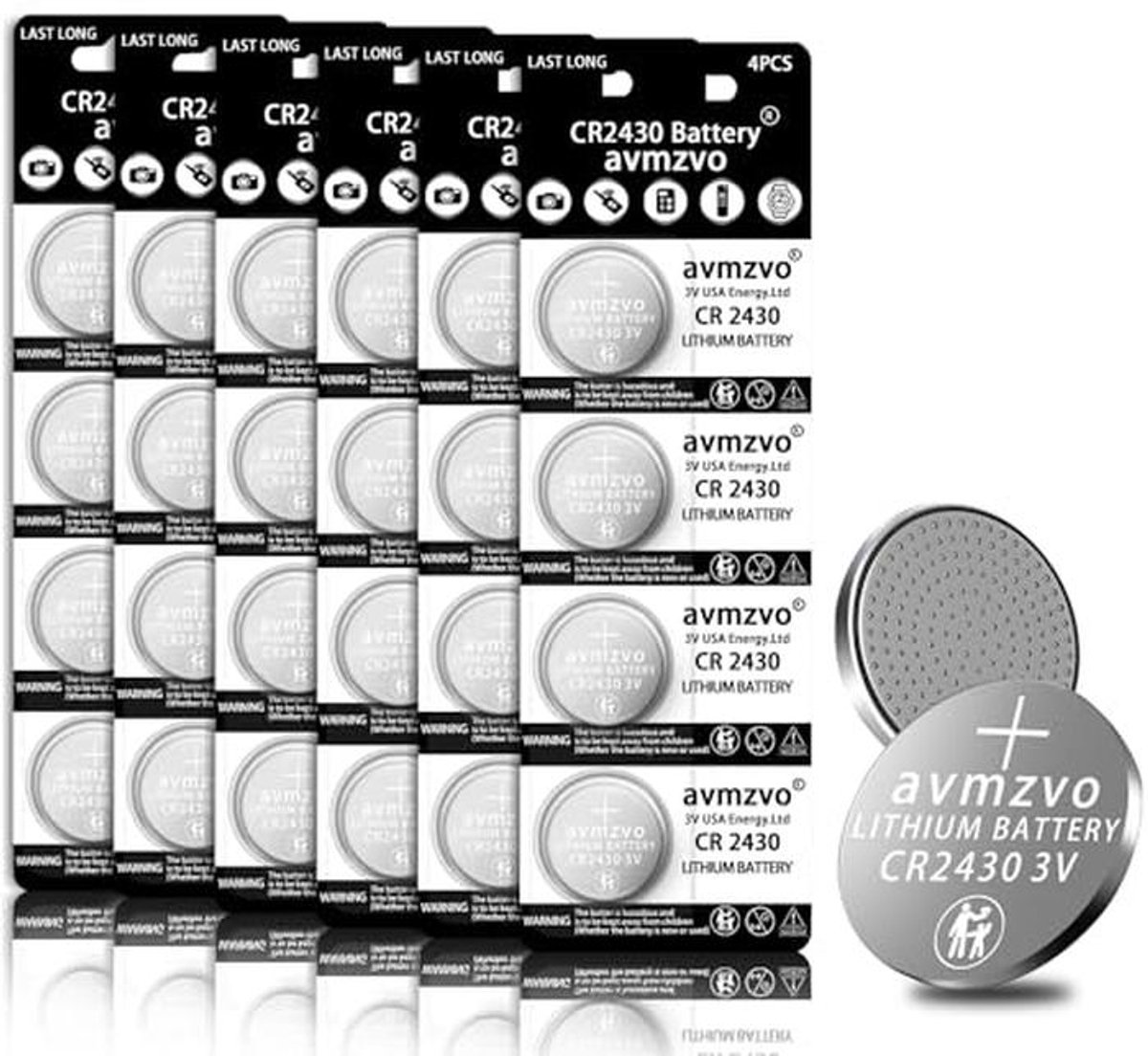 Knoopcel CR2430 3V Lithium Batterij met 5 Jaar Garantie