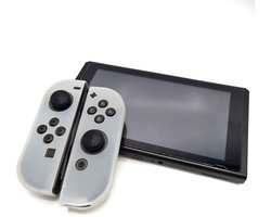 Gadgetpoint – Hoesjes & Skins voor Nintendo Switch 1 – Performance Gaming Case – Soft Grip Covers – Anti-Slip Joy-Con Controller Accessoires – Transparant