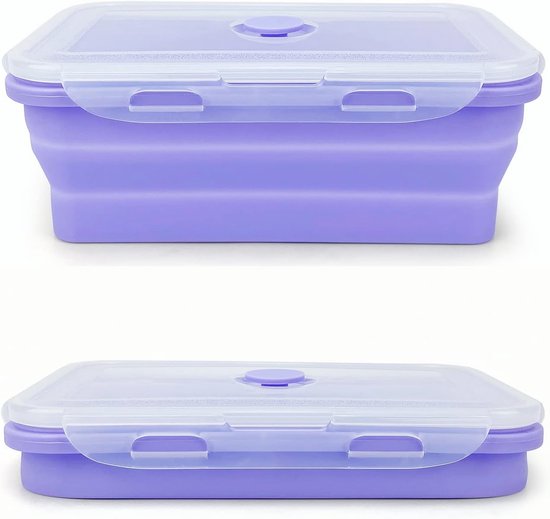 Araven Voedselcontainer met twee openingen en stapelbaar | 50 liter | 1