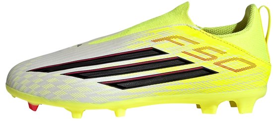 adidas Performance Chaussure de football enfants F50 LEAGUE Laceless Terrain souple / Multi-surfaces - Enfants - Jaune - 37 1/3