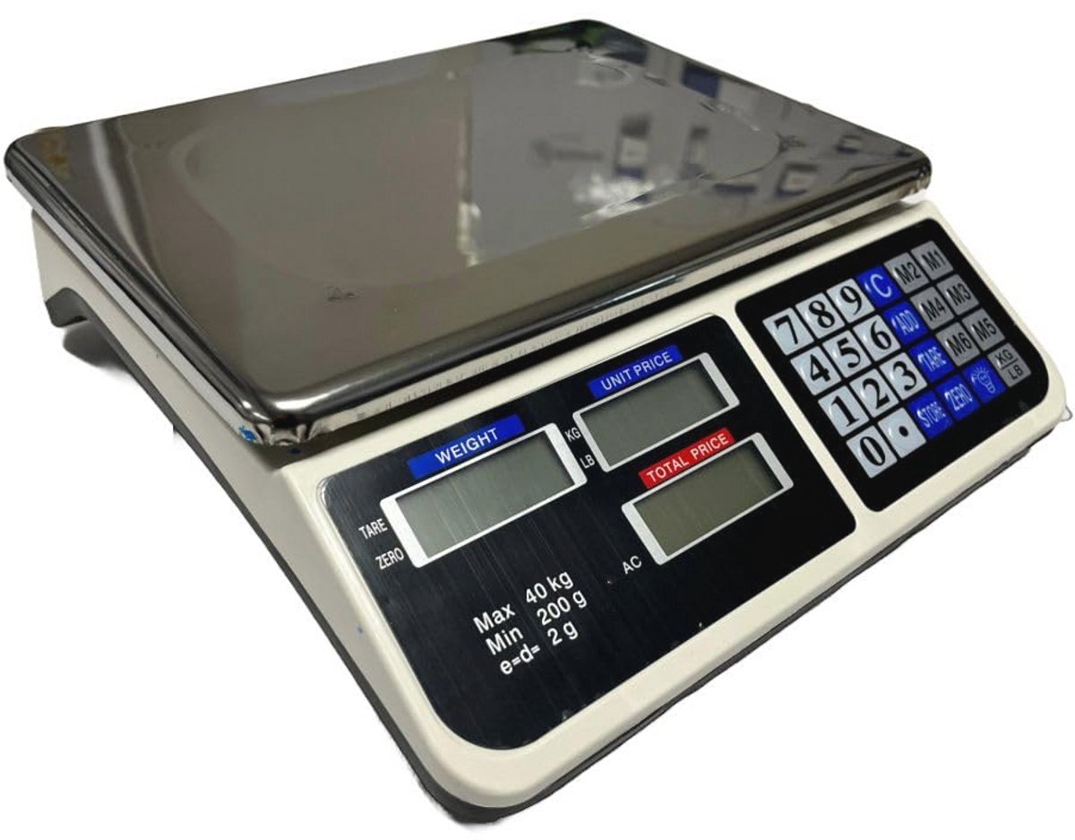 Professionele Digitale Weegschaal Max 40Kg