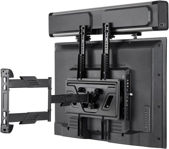 Universele Soundbar Houder - Soundbar Beugel - Akoestiek Verbeteren - Eenvoudige Installatie - 444 x 152 x 62 cm - Zwart van Universele — afbeelding 4