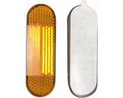 Tweedehands Vork-Reflectoren 96 x 24 mm - Gele Achterreflectoren voor Motorfietsen, Fietsen en Scooters - Zelfklevend en Weerbestendig