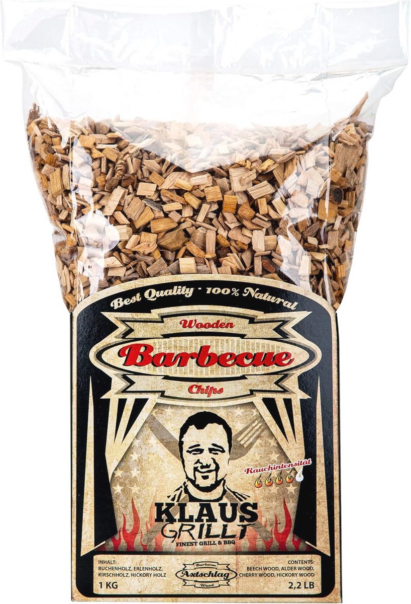 Rookchips voor een Intense Smaakervaring - 1000 gram voor Barbecue en Rookoven