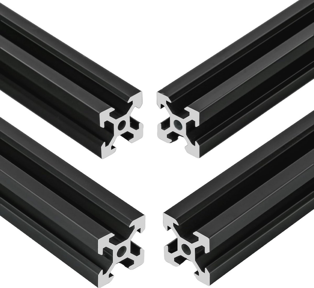 V-type Aluminium Profiel 2020 - 4 Stuks - 400 mm - Ideaal voor 3D-printers en CNC-machines