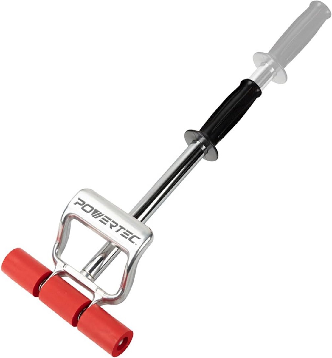 Uitschuifbare Roller voor Vinylvloeren en Tapijt – 7,5 Inch, Zilver/Rood, 1PK