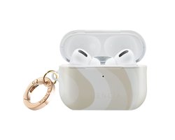Selencia Vivid Case - Hoesje geschikt voor AirPods Pro 2 (2022) / Pro 2 - Desert Waves Beige