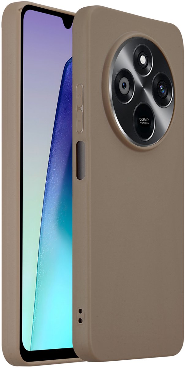 imoshion Hoesje - Geschikt voor Xiaomi Redmi 14C - Color Backcover - Bruin