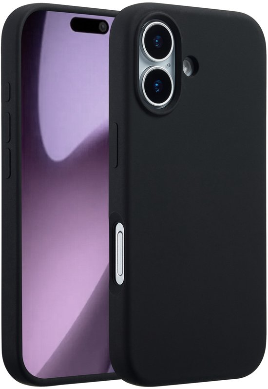 Coque Accezz - Compatible avec iPhone 17 - Coque arrière en silicone liquide compatible MagSafe - Zwart