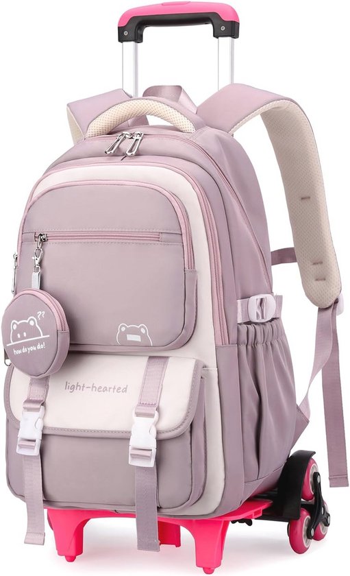 Lila kinderrugzak met eenhoorns – Ruime & comfortabele schooltas